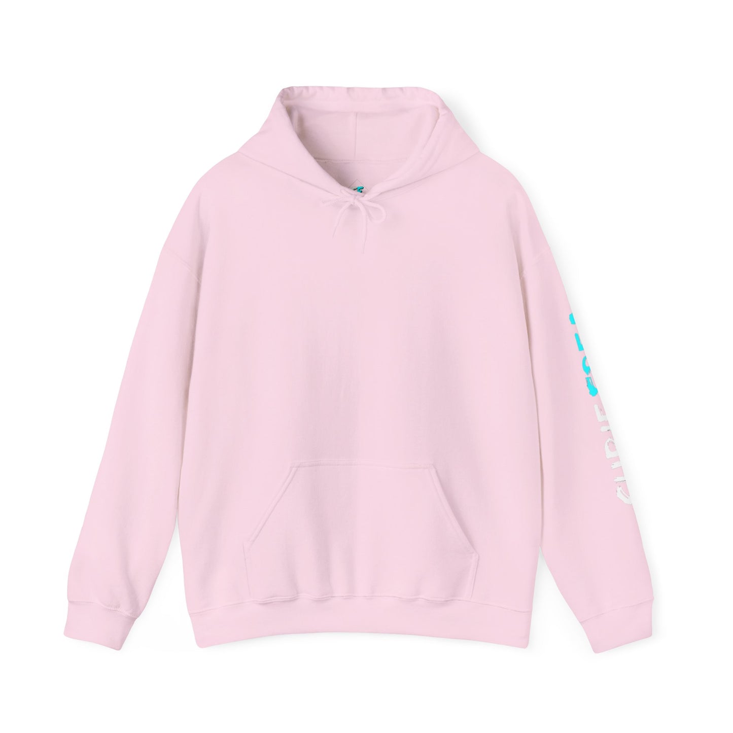 SubieFreak Hyper Teal Letter Graphic Hoodie