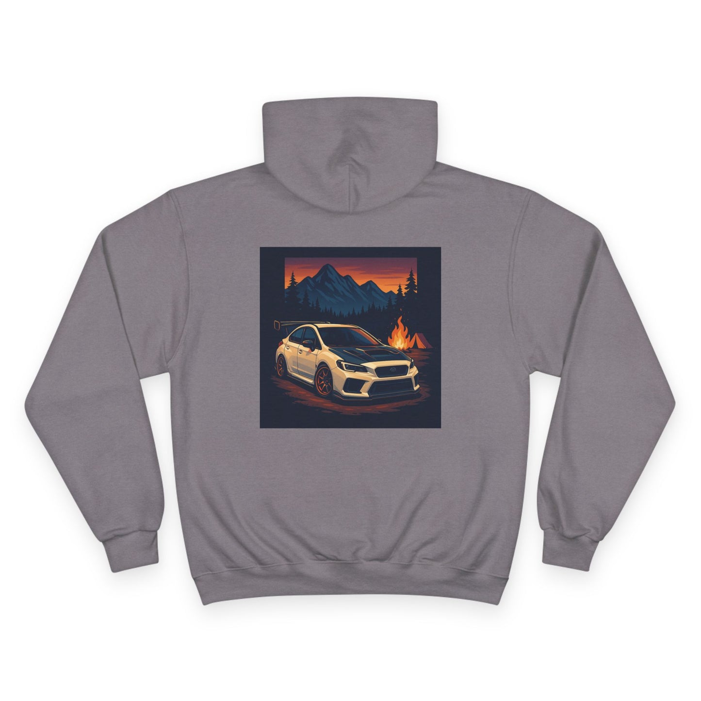 SubieFreak campfire Champion hoodie