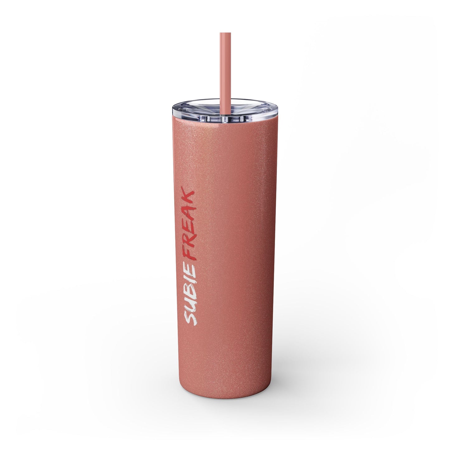 SubieFreak Red Lettering Tumbler: Cool 20oz Travel Mug