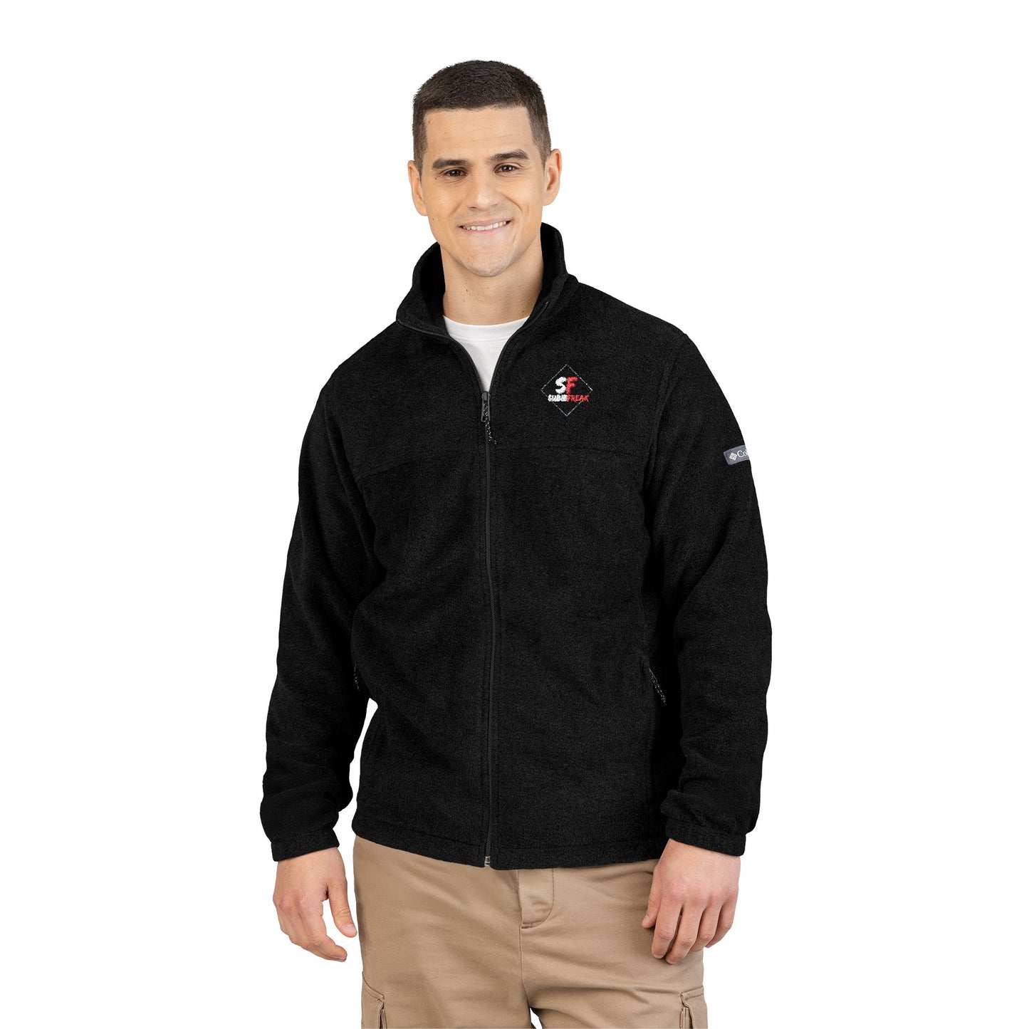 SubieFreak Red Letter Columbia Fleece Jacket - Embroidered Winter Layer