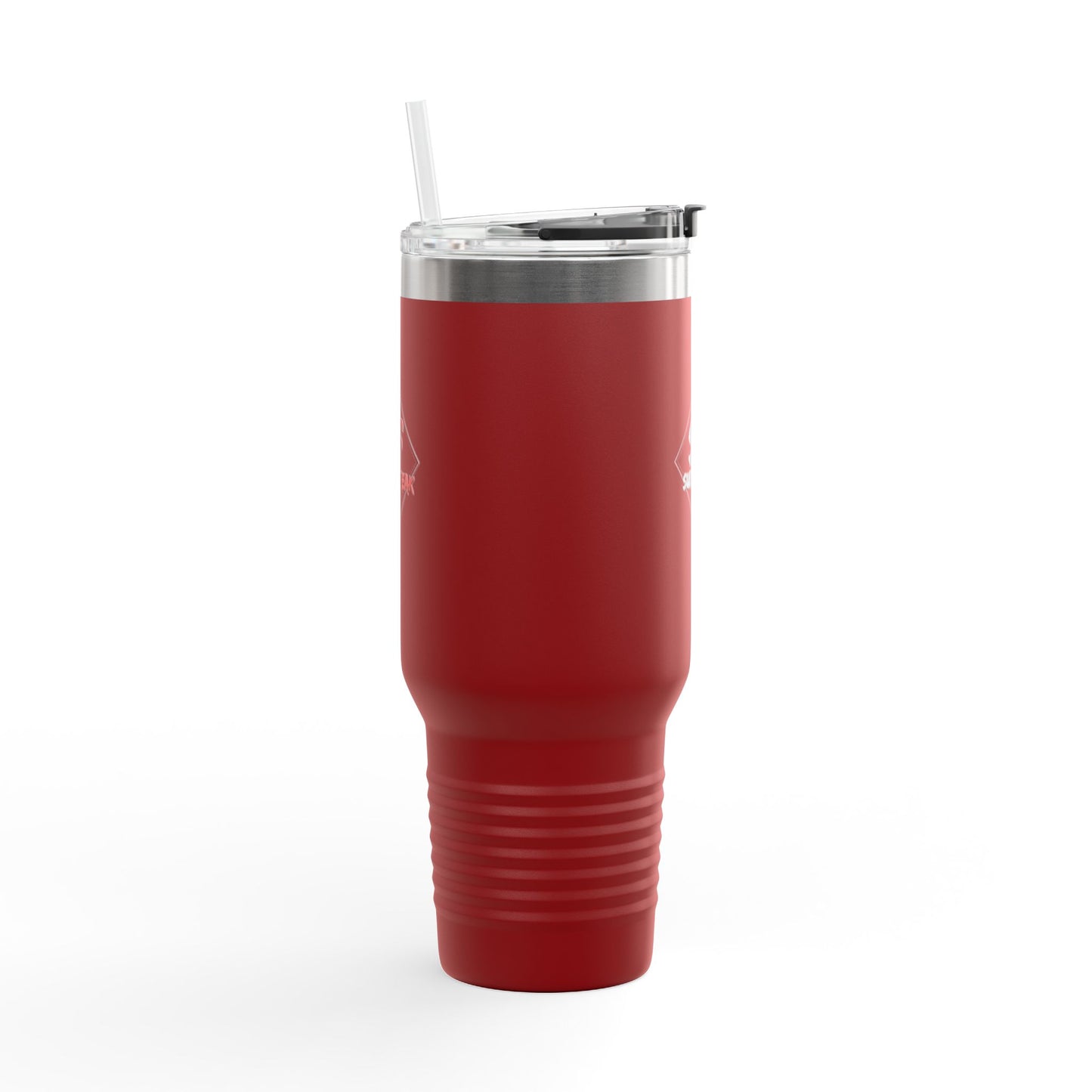 SubieFreak Red logo 40oz Travel Mug for Hot & Cold Drinks