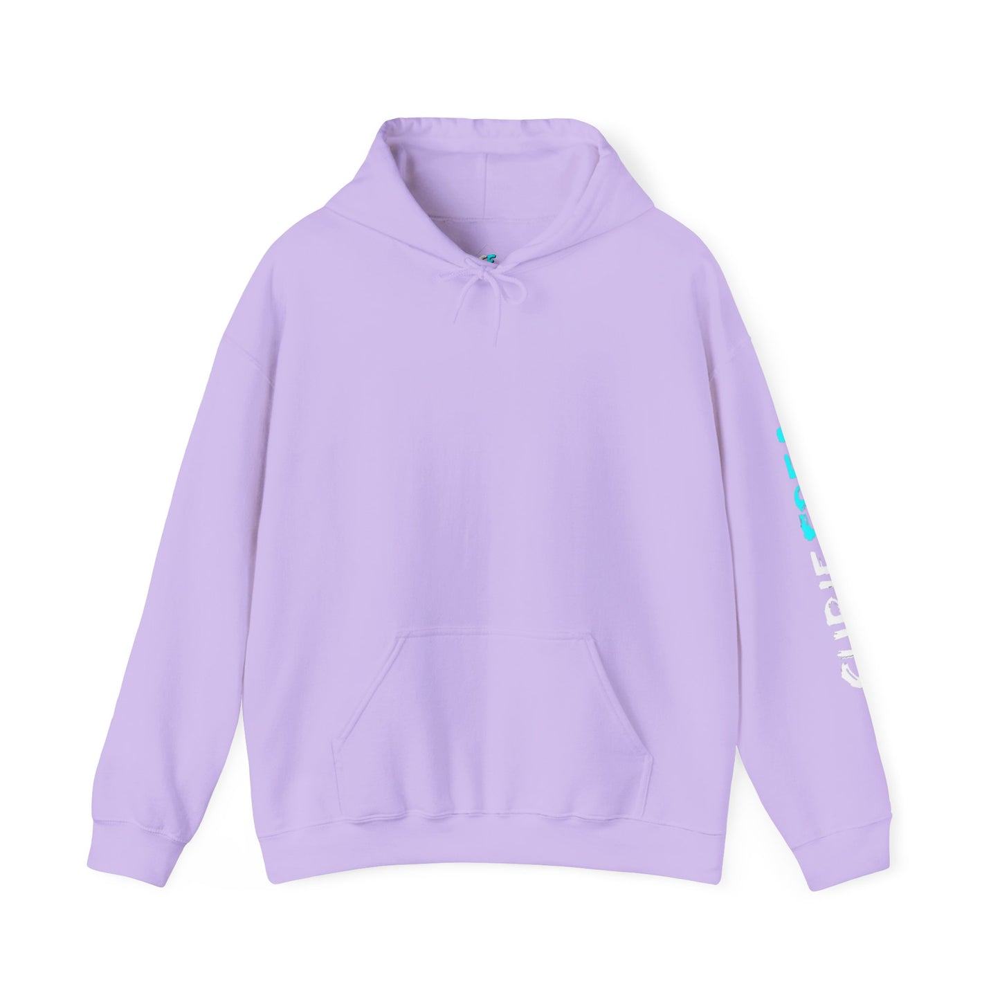 SubieFreak Hyper Teal Letter Graphic Hoodie