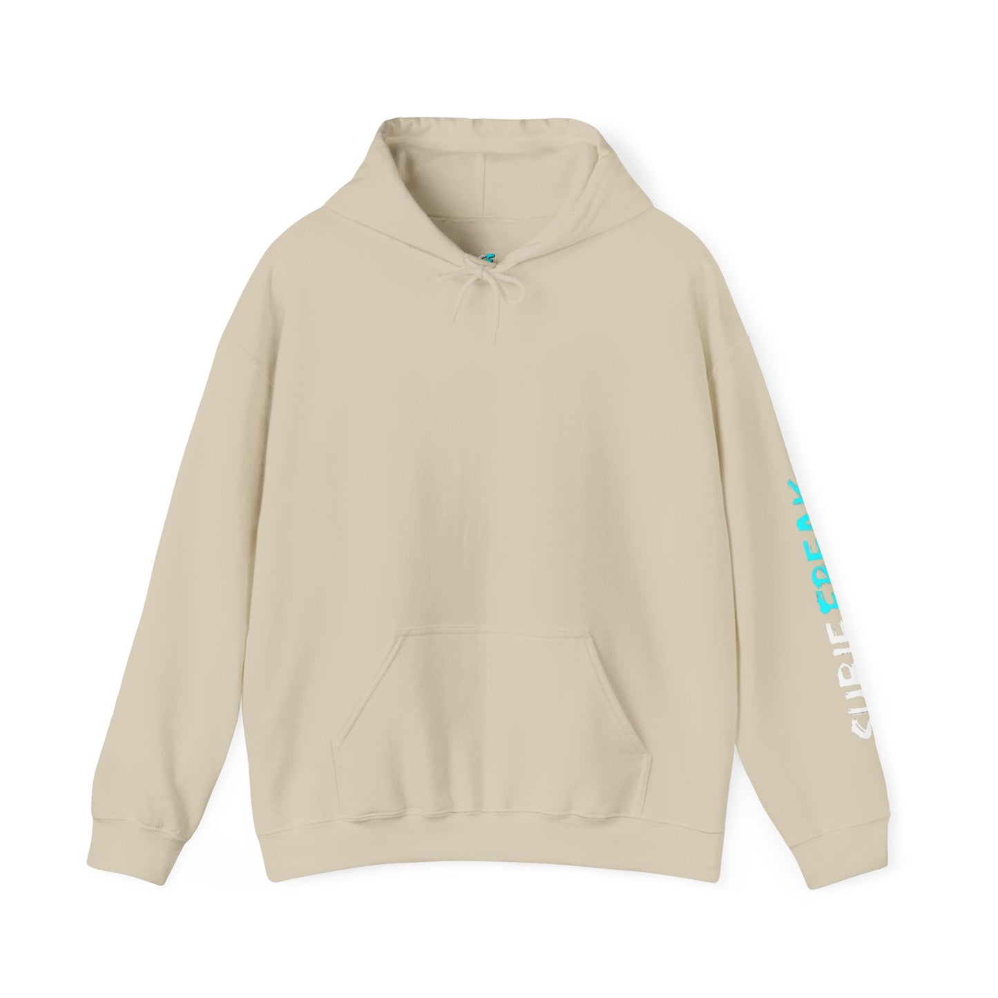 SubieFreak Hyper Teal Letter Graphic Hoodie