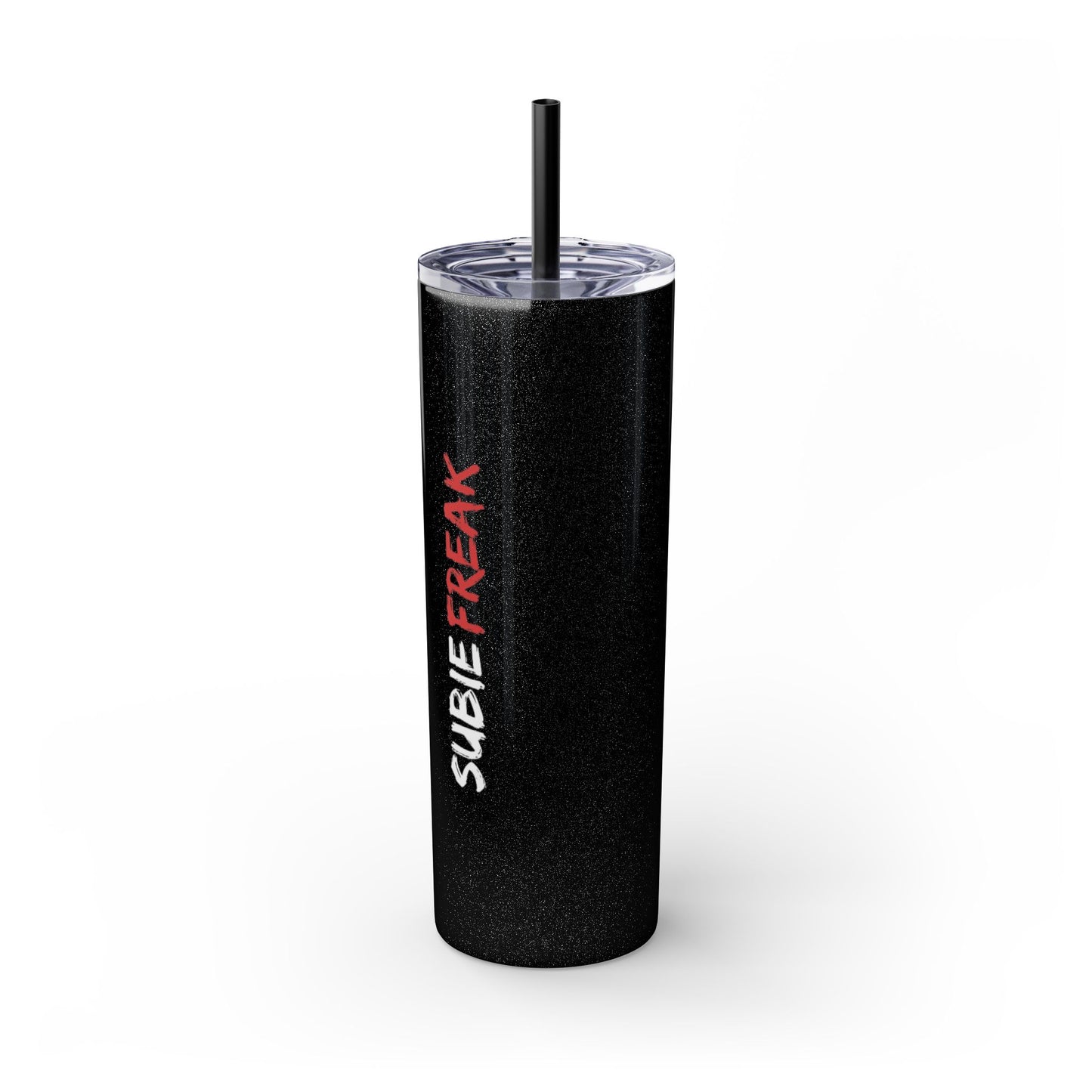 SubieFreak Red Lettering Tumbler: Cool 20oz Travel Mug