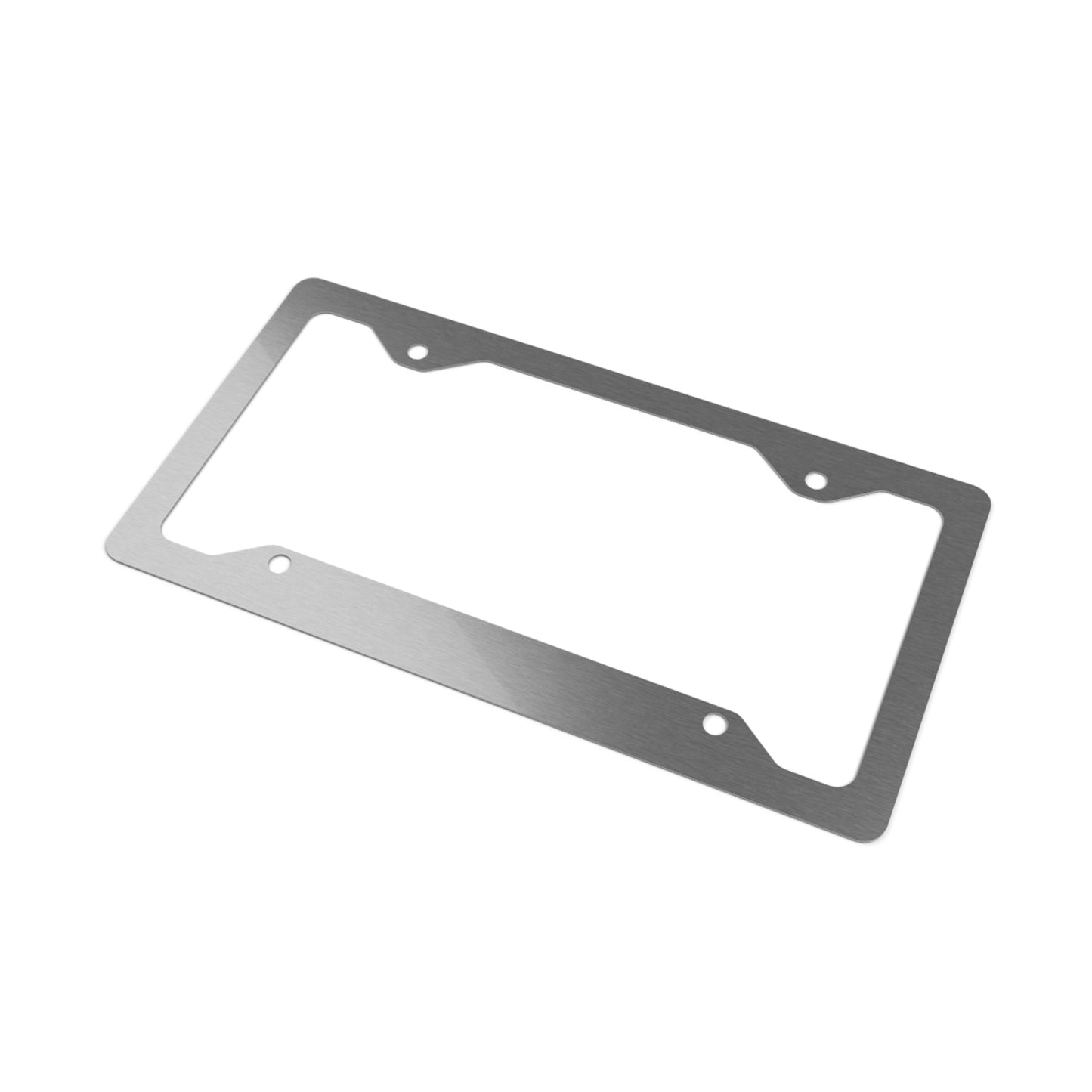 Metal License Plate Frame Red SUBIE FREAK Design
