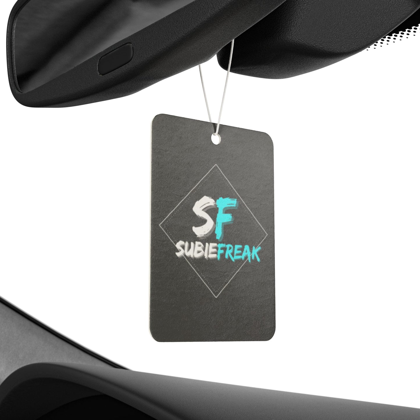 SubieFreak Car Air Freshener (Hyper Teal)