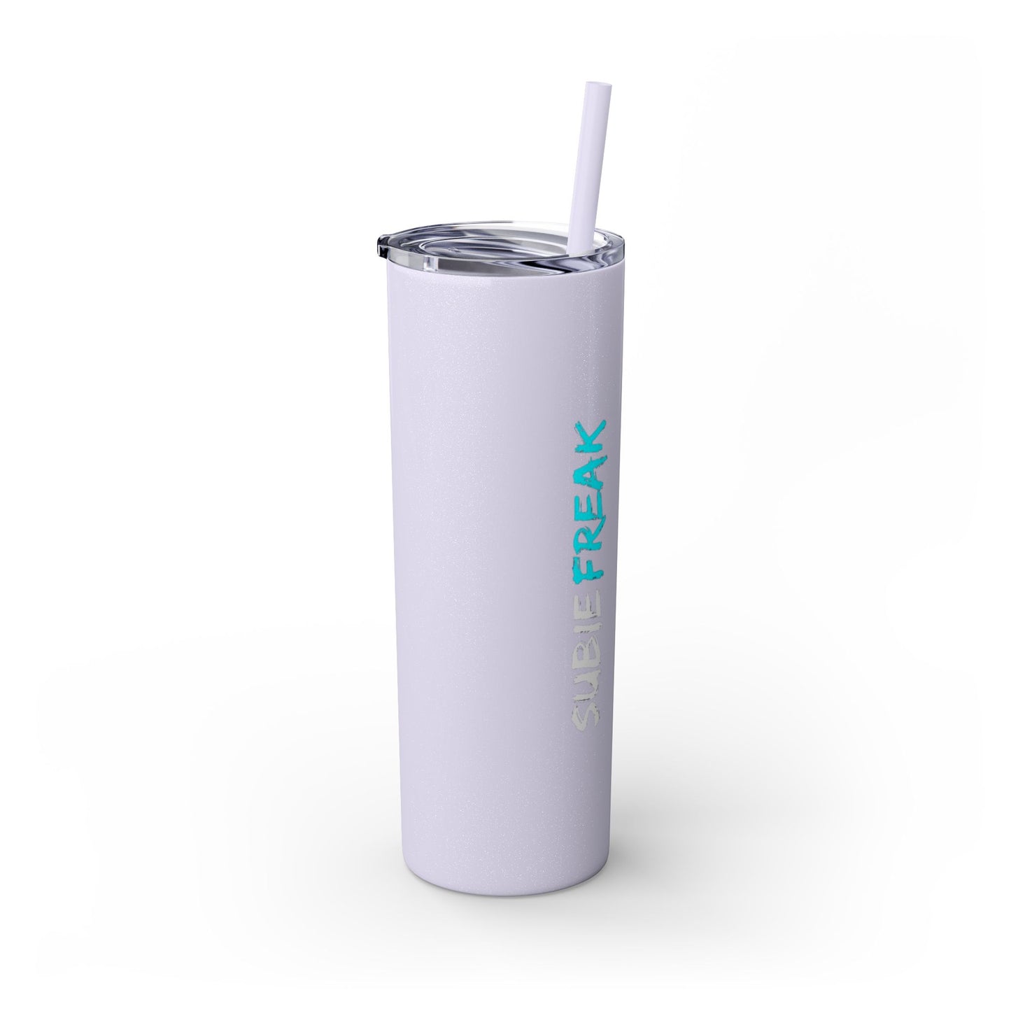 SubieFreak Teal Lettering Tumbler: Cool 20oz Travel Mug
