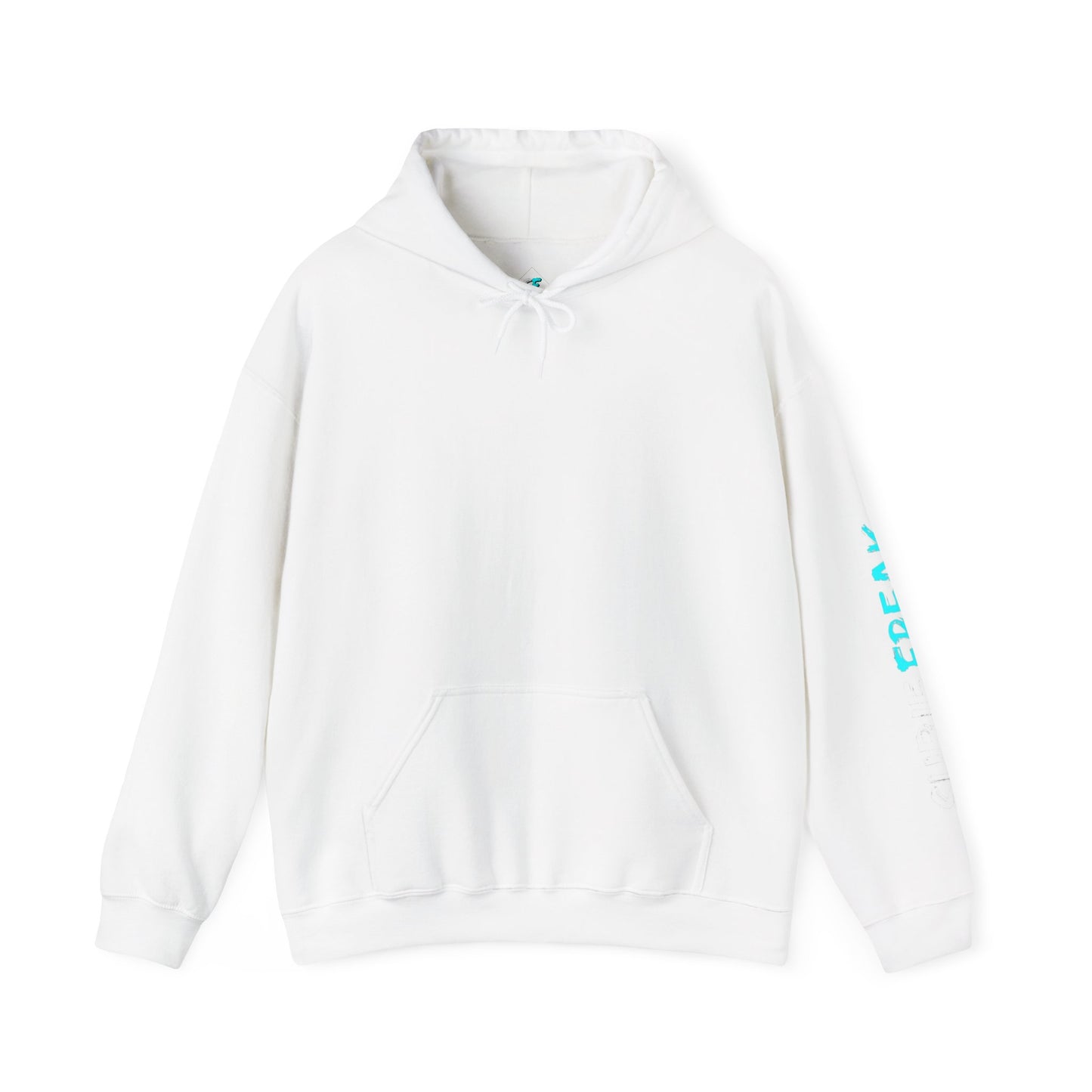 SubieFreak Hyper Teal Letter Graphic Hoodie