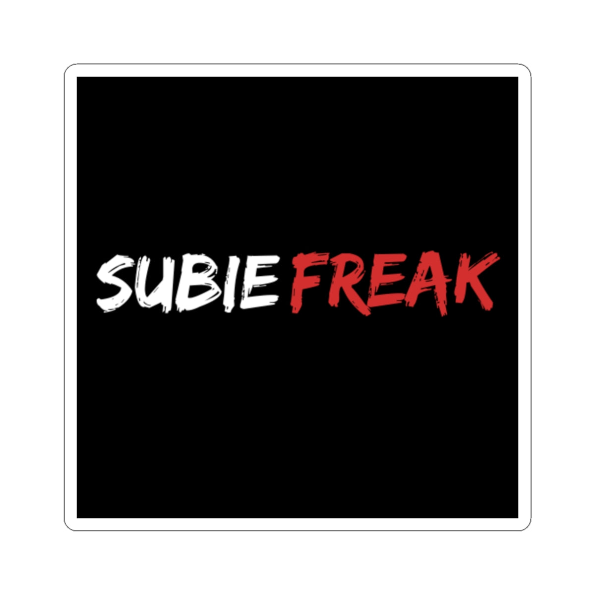 SubieFreak Kiss-Cut Stickers