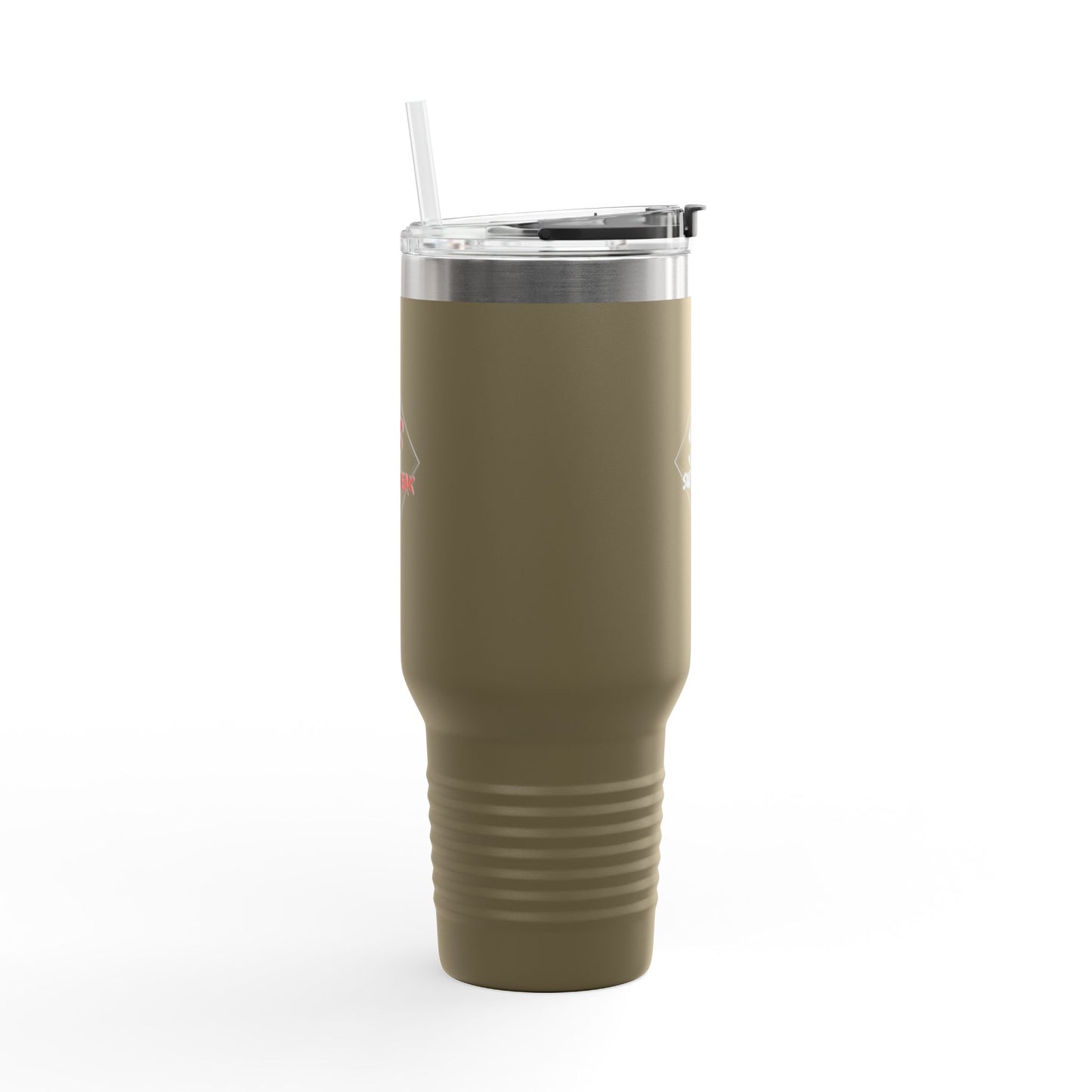 SubieFreak Red logo 40oz Travel Mug for Hot & Cold Drinks
