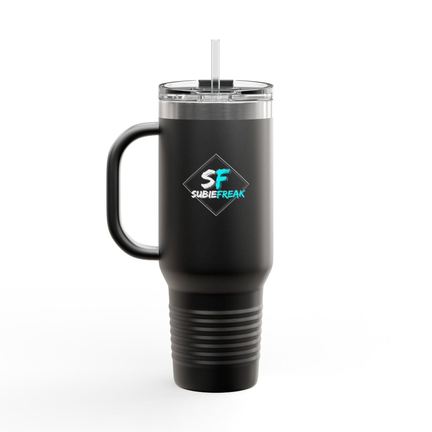 SubieFreak Teal logo 40oz Travel Mug for Hot & Cold Drinks