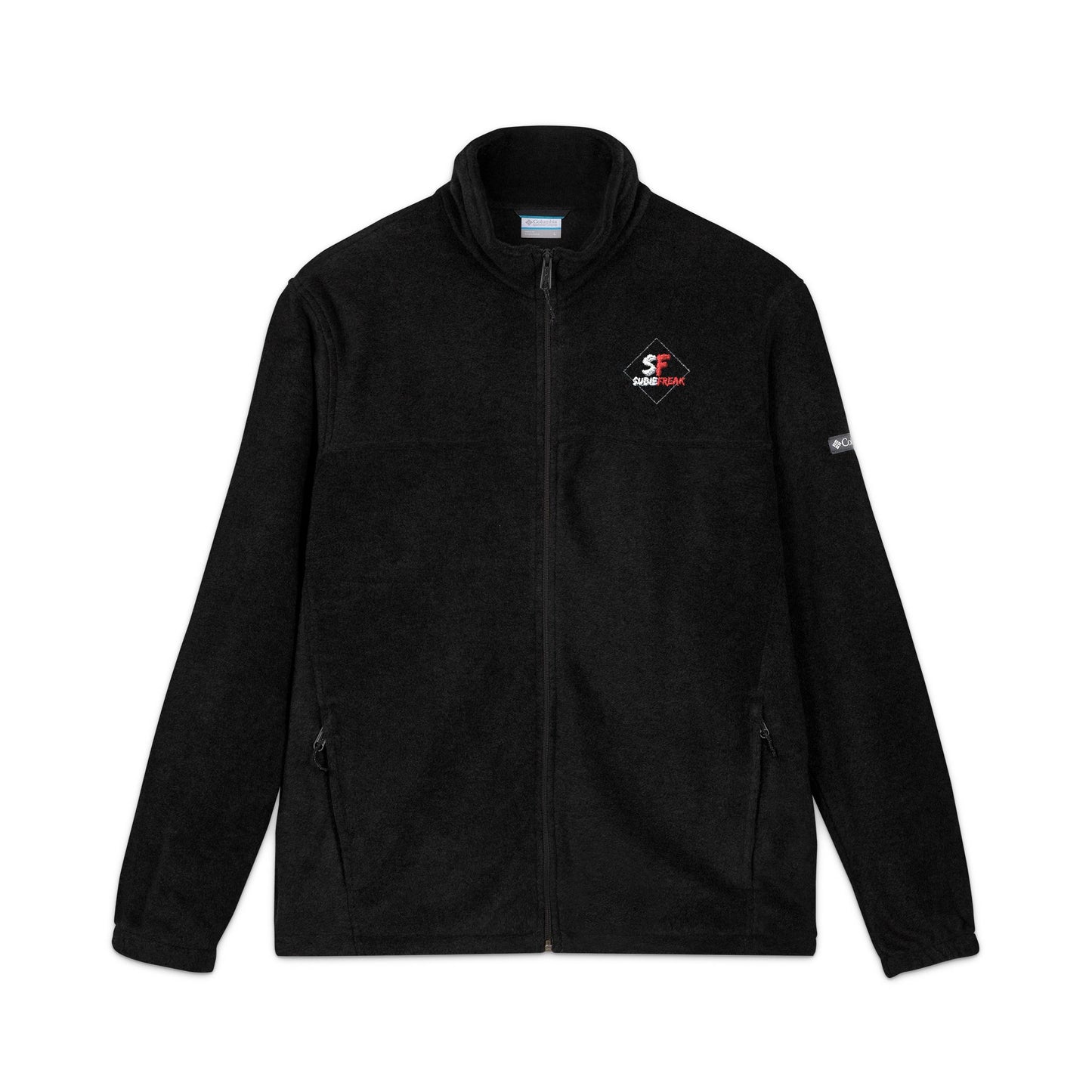 SubieFreak Red Letter Columbia Fleece Jacket - Embroidered Winter Layer