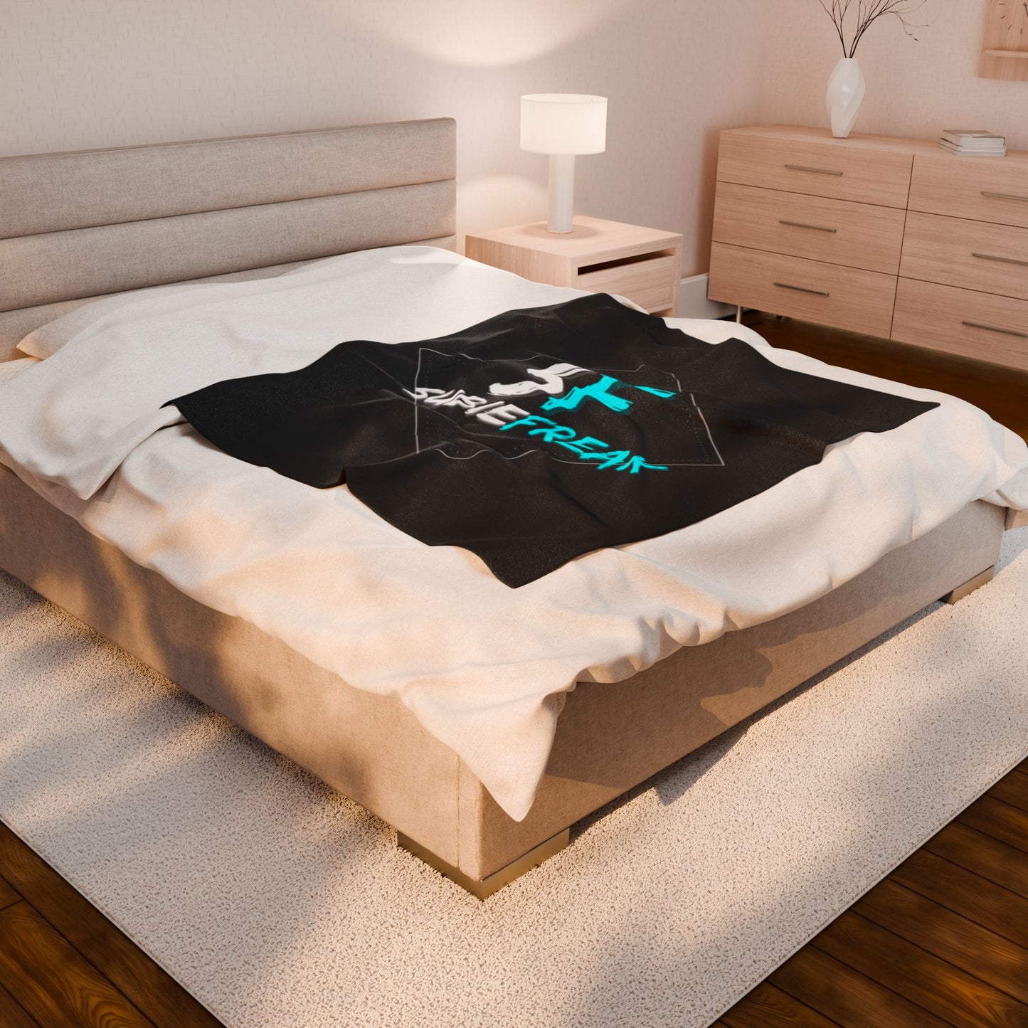 SubieFreak Hyper Teal Plush Blanket