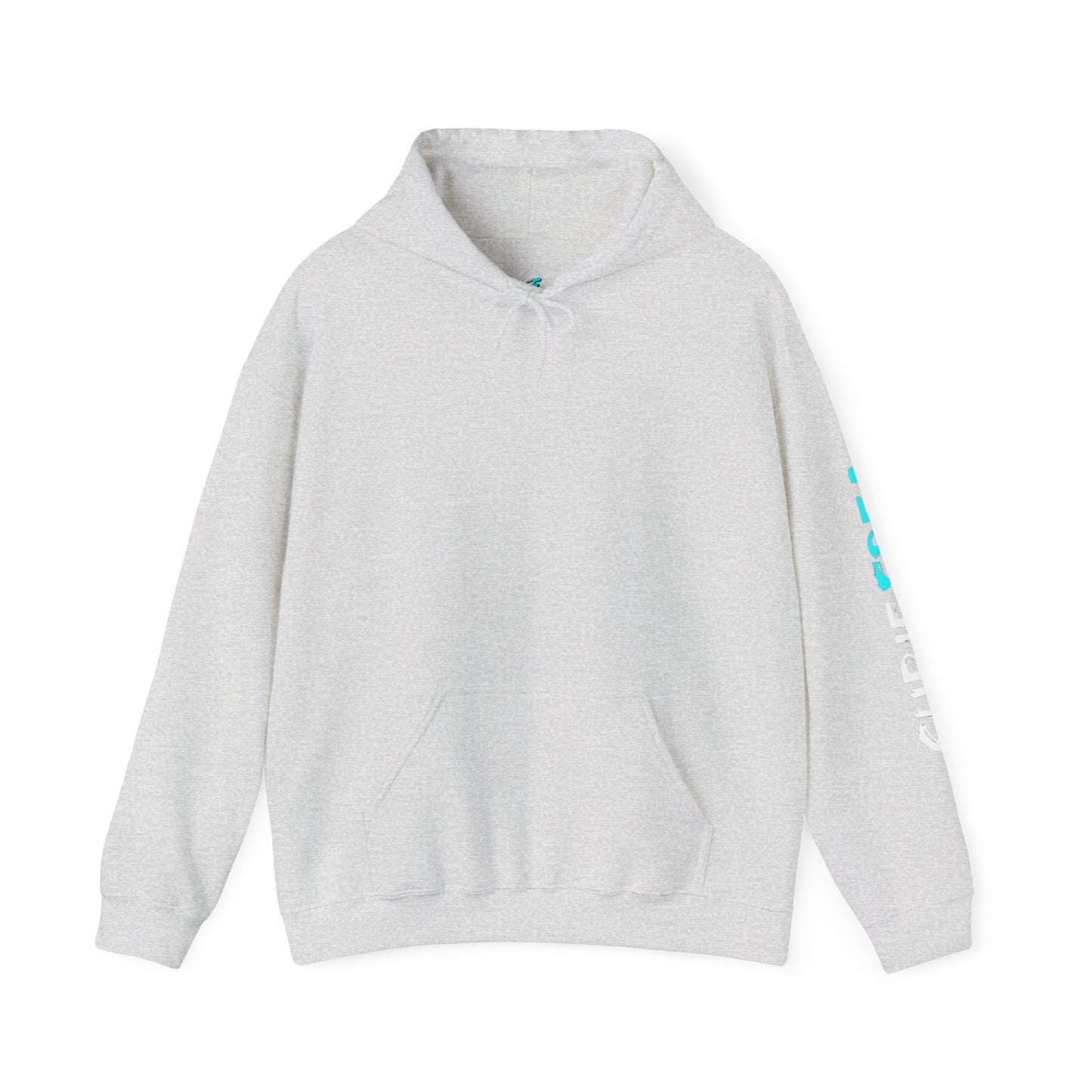 SubieFreak Hyper Teal Letter Graphic Hoodie