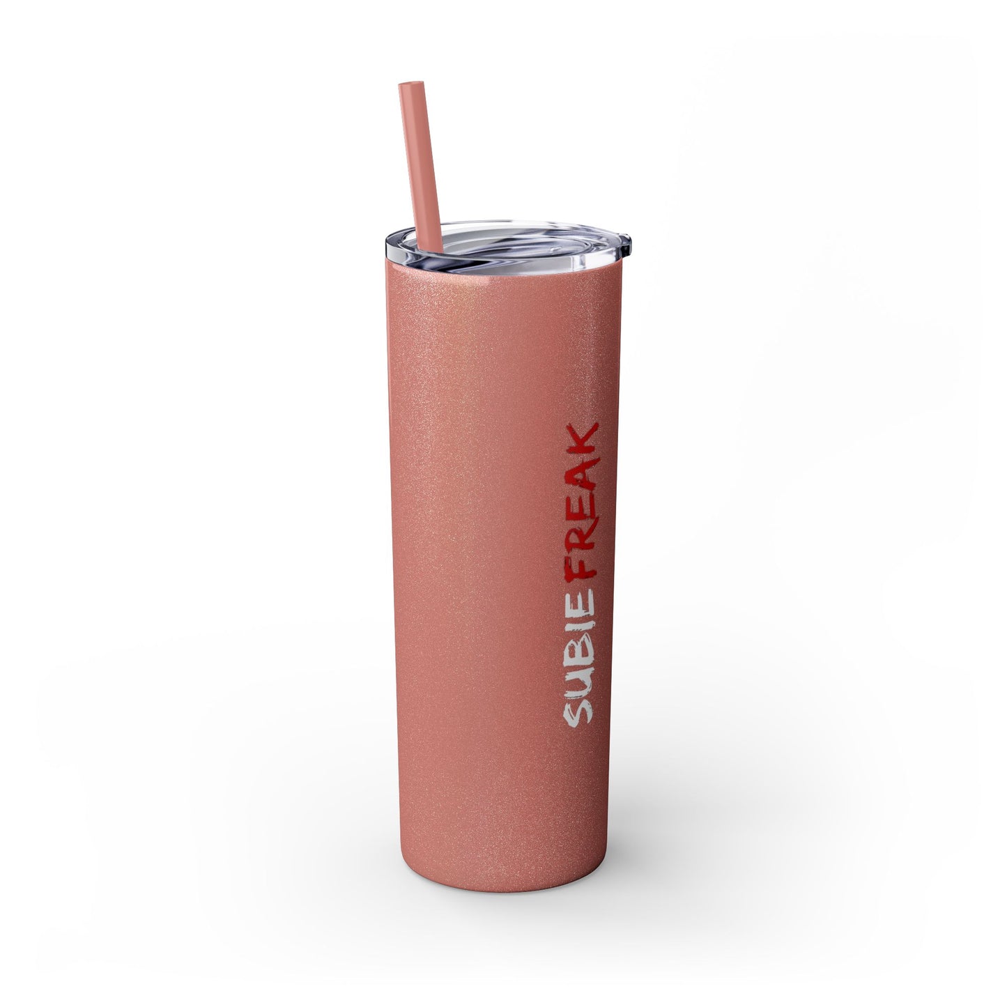 SubieFreak Red Lettering Tumbler: Cool 20oz Travel Mug