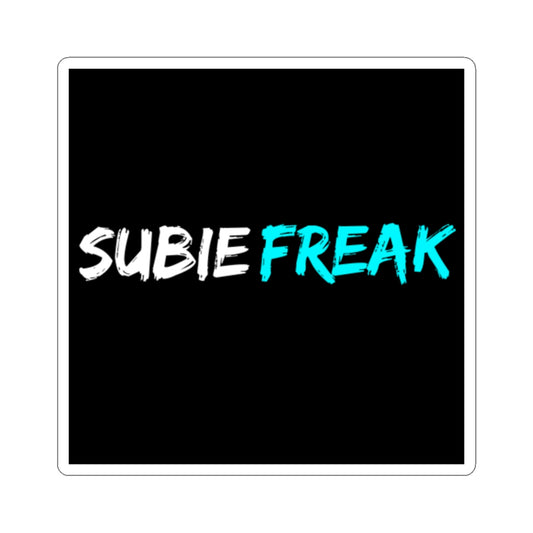 SubieFreak Hyper Teal Kiss-Cut Stickers