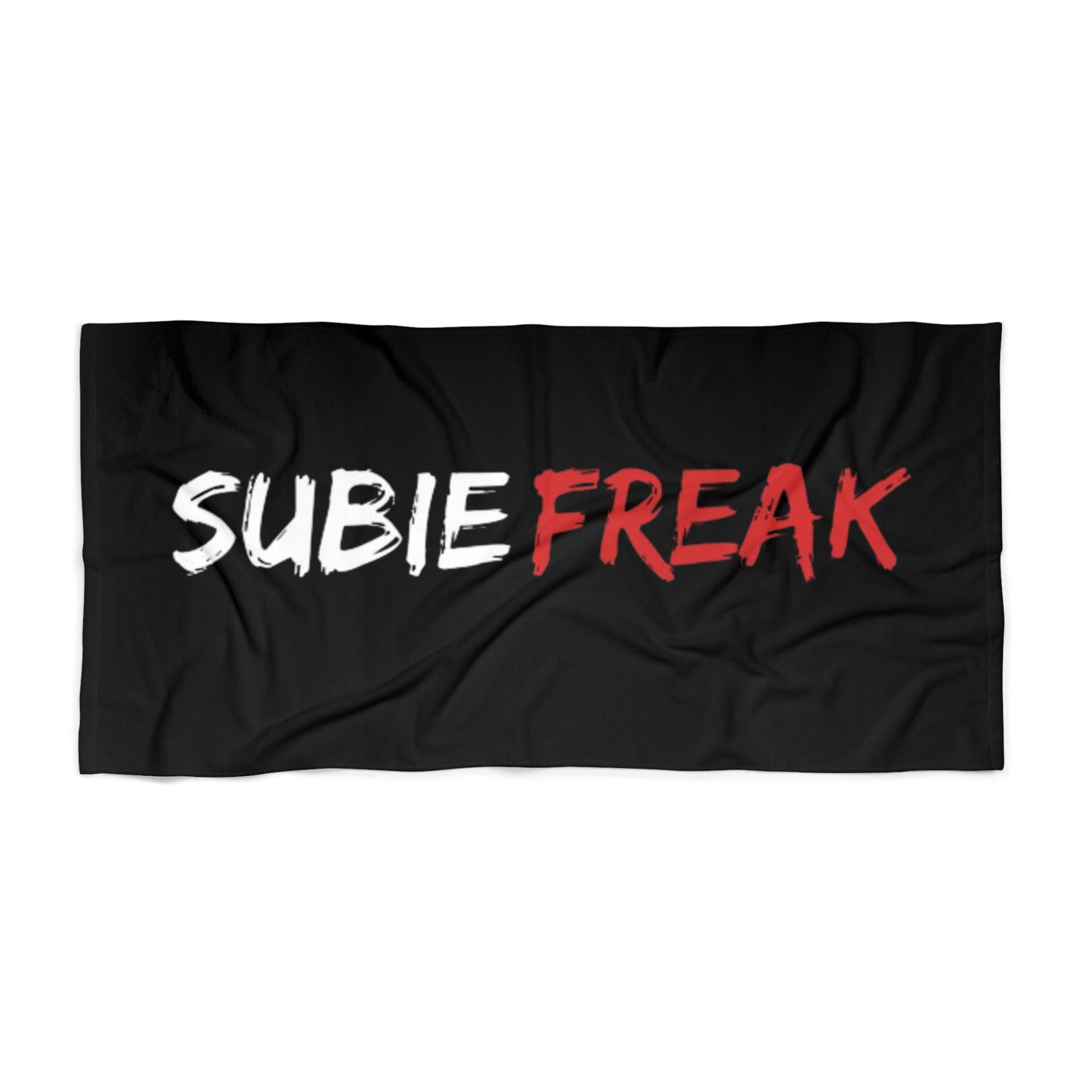 SubieFreak Red Letter Beach Towel