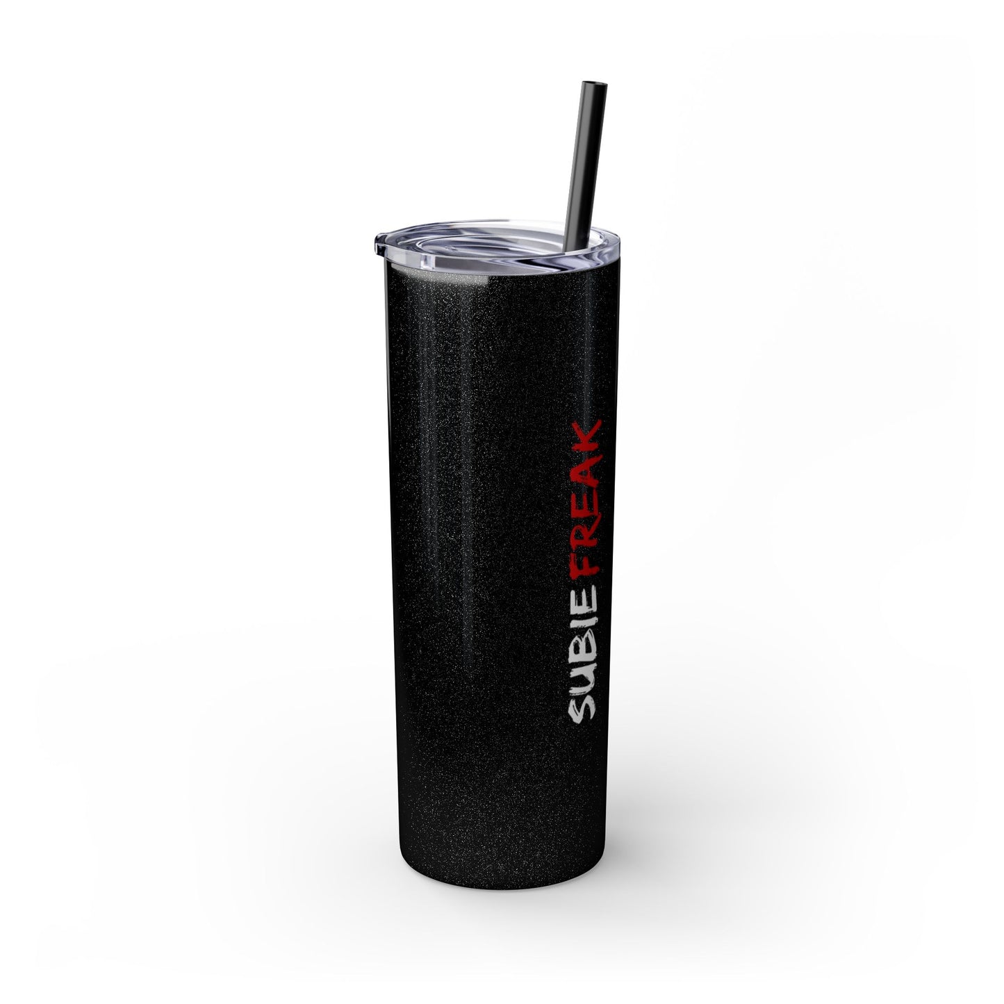 SubieFreak Red Lettering Tumbler: Cool 20oz Travel Mug