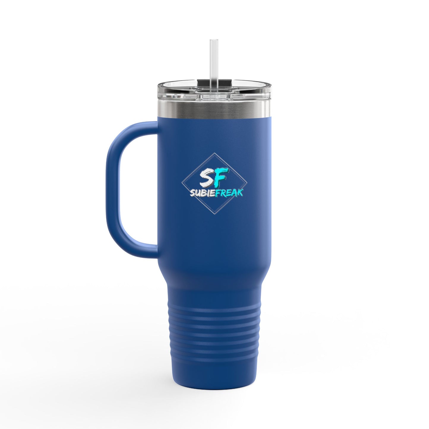 SubieFreak Teal logo 40oz Travel Mug for Hot & Cold Drinks