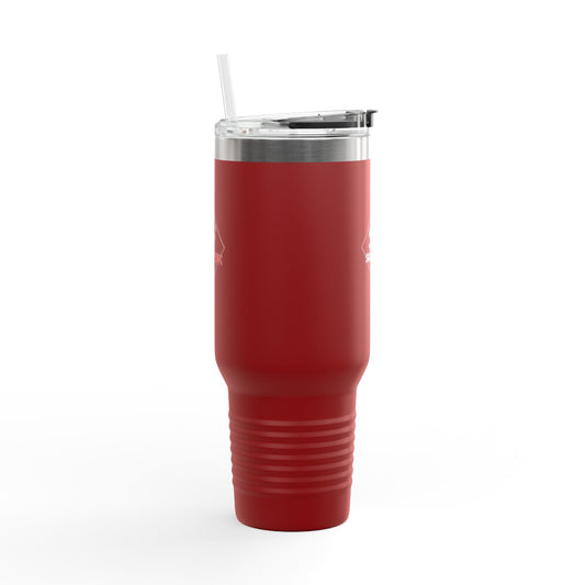 SubieFreak Red logo 40oz Travel Mug for Hot & Cold Drinks