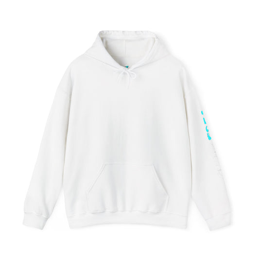 SubieFreak Hyper Teal Letter Graphic Hoodie
