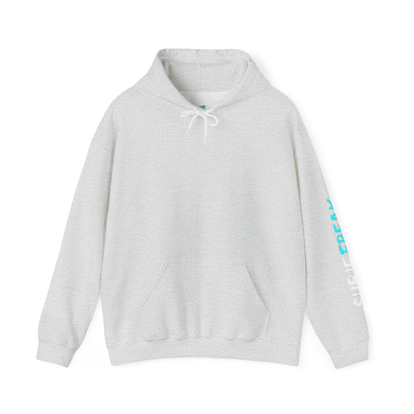 SubieFreak Hyper Teal Letter Graphic Hoodie