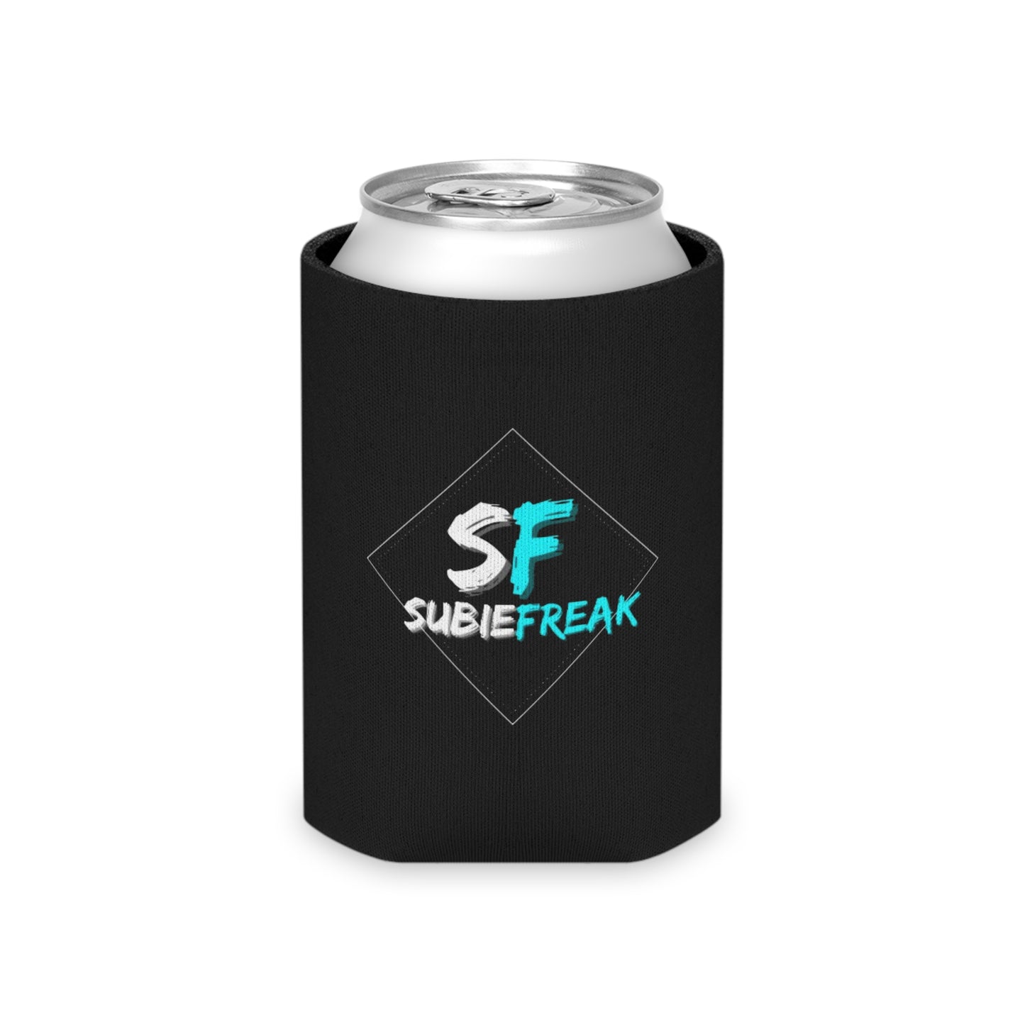 SubieFreak Hyper Teal Can Cooler