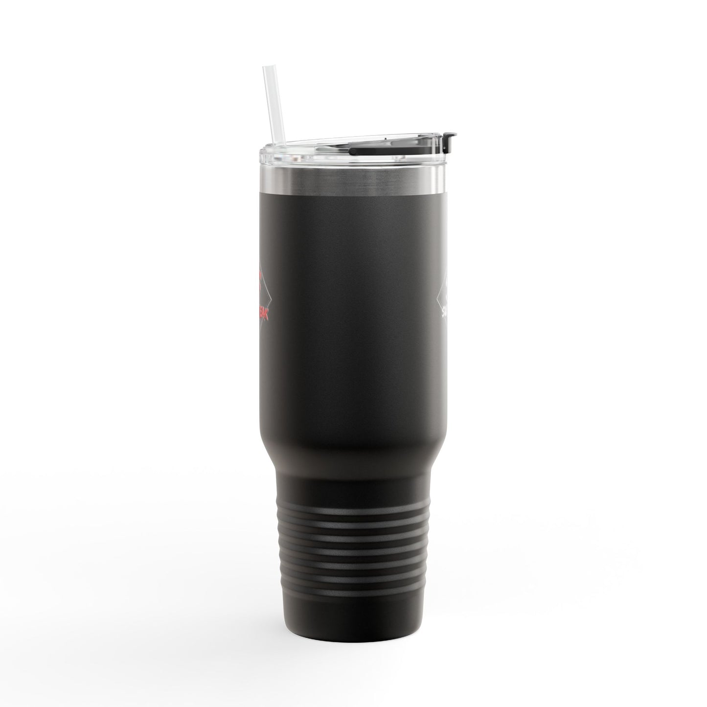 SubieFreak Red logo 40oz Travel Mug for Hot & Cold Drinks