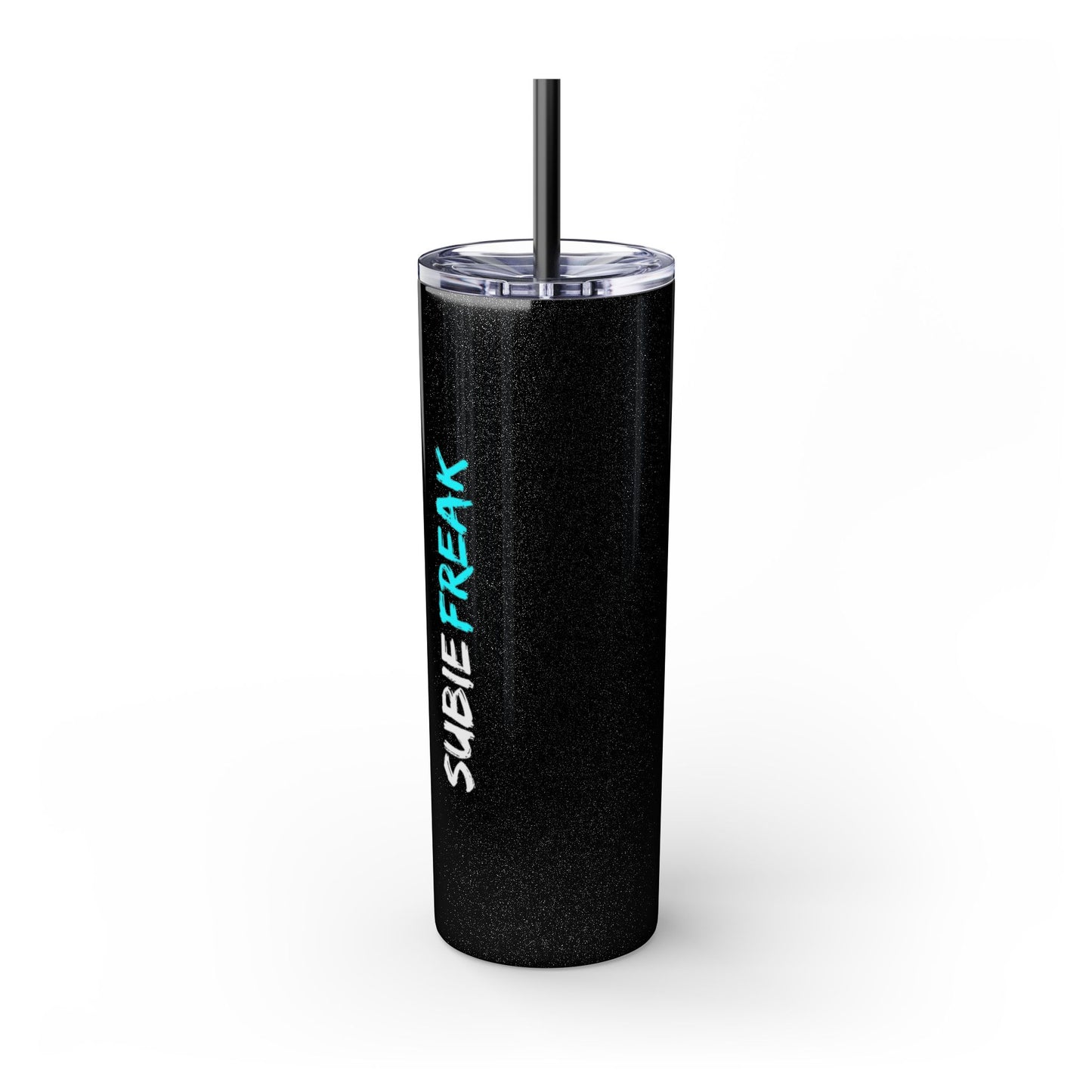 SubieFreak Teal Lettering Tumbler: Cool 20oz Travel Mug