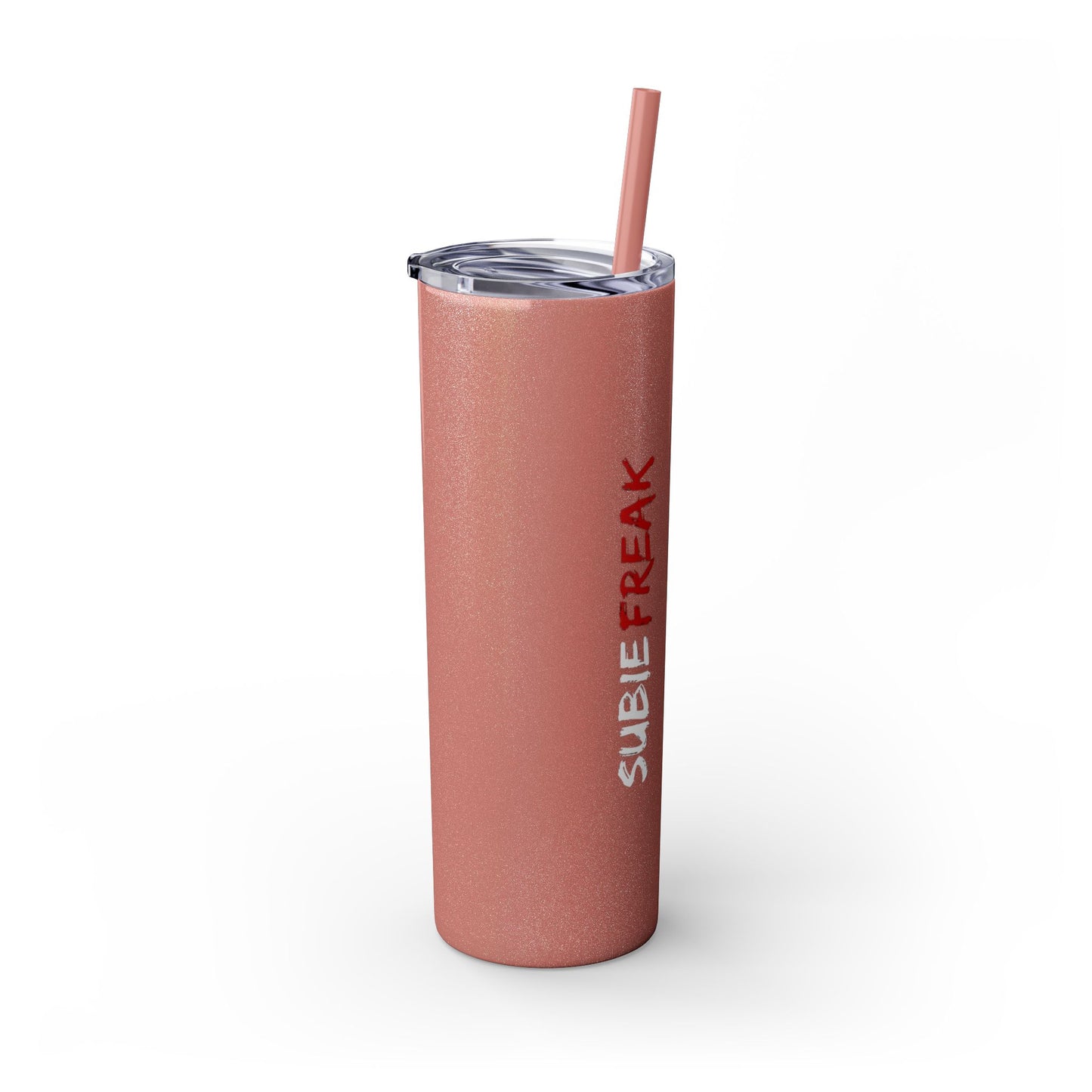 SubieFreak Red Lettering Tumbler: Cool 20oz Travel Mug