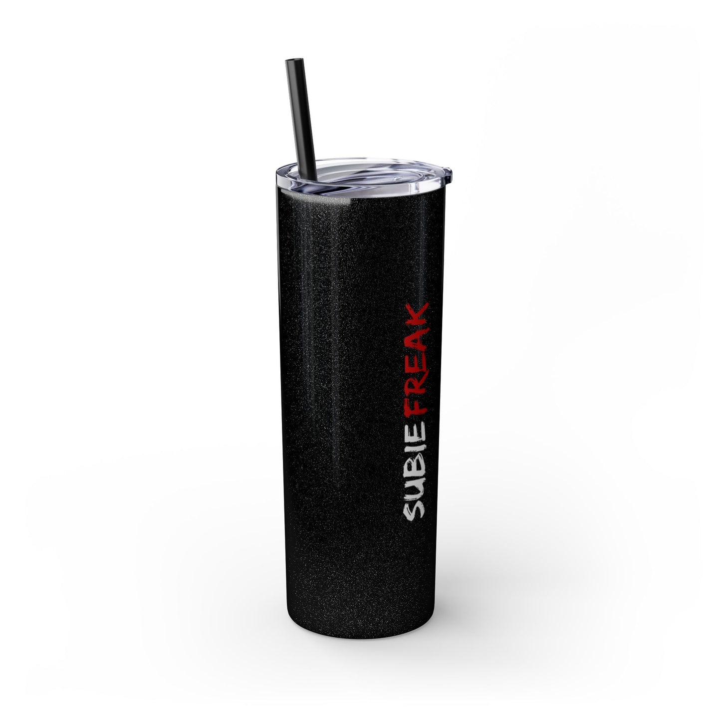 SubieFreak Red Lettering Tumbler: Cool 20oz Travel Mug