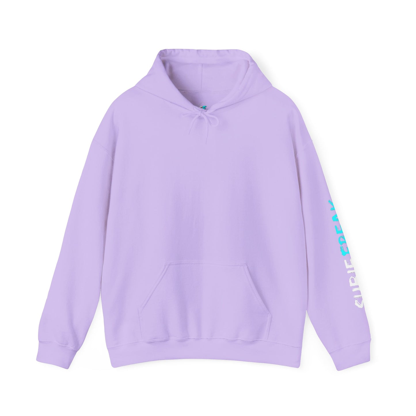SubieFreak Hyper Teal Letter Graphic Hoodie