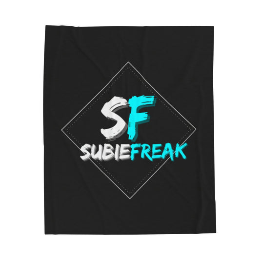 SubieFreak Hyper Teal Plush Blanket