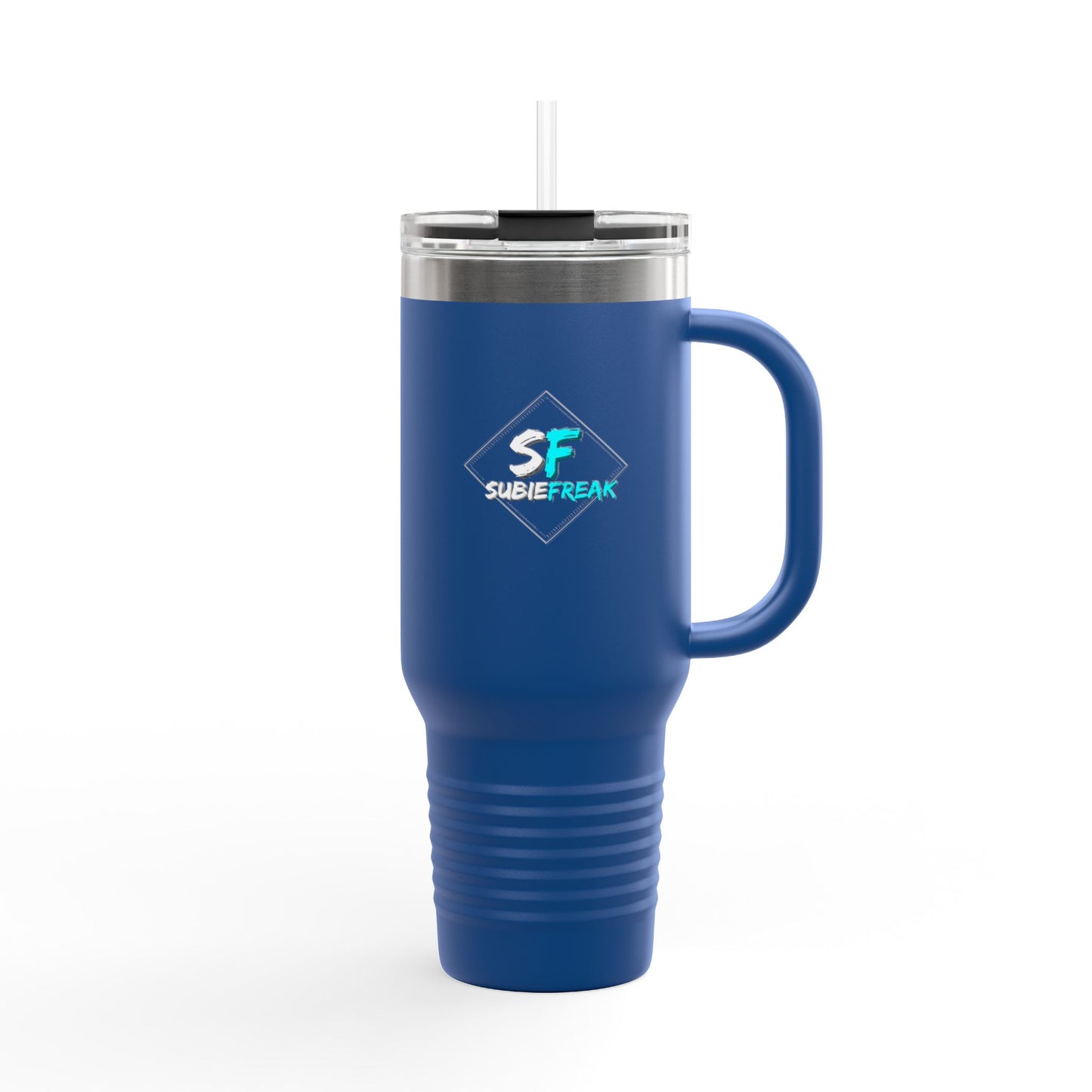 SubieFreak Teal logo 40oz Travel Mug for Hot & Cold Drinks