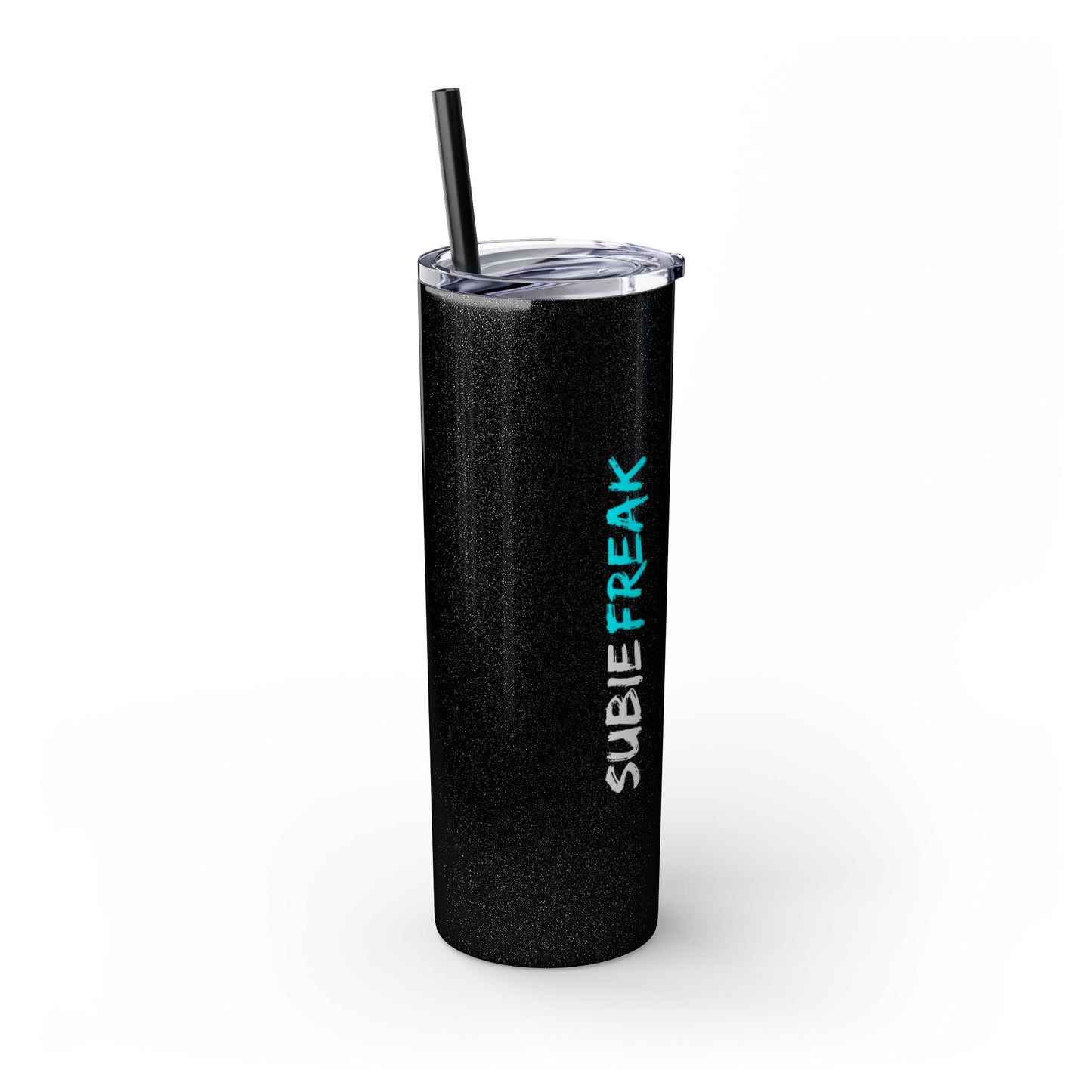 SubieFreak Teal Lettering Tumbler: Cool 20oz Travel Mug