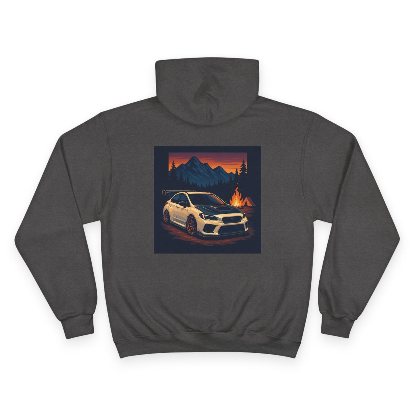 SubieFreak campfire Champion hoodie