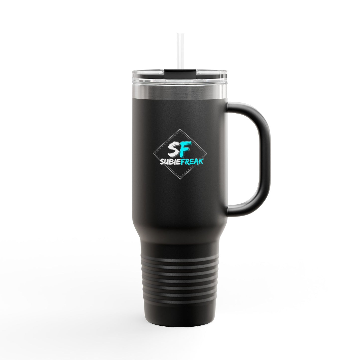 SubieFreak Teal logo 40oz Travel Mug for Hot & Cold Drinks